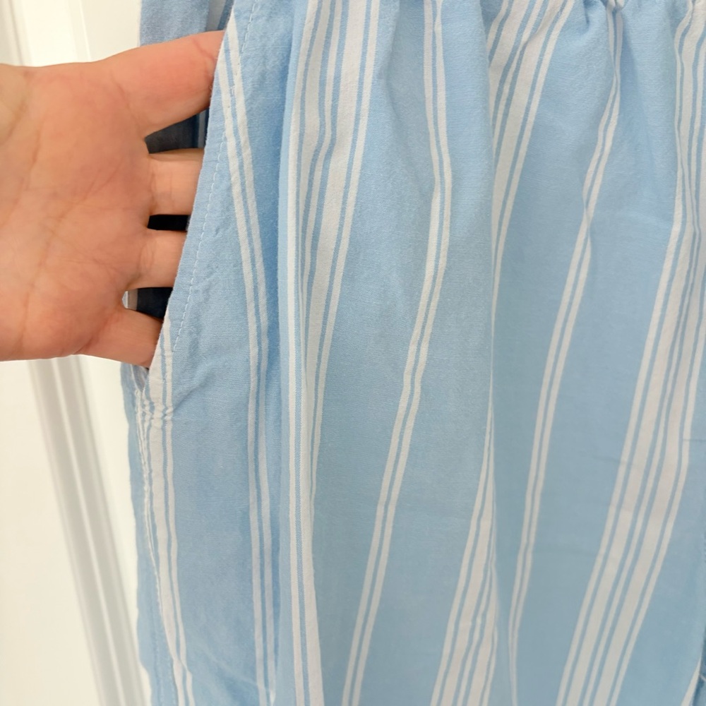 Old Navy Blue Striped Pajama Bottoms Medium - Picture 5 of 5